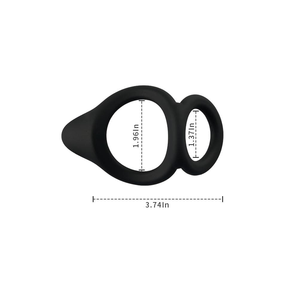 Dual Silicone Cock Ring