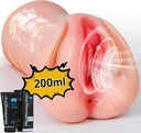 Lust 3-in-1 Vibrating Pocket Pussy – 10 Suction + 10 Vibration Modes, Realistic Vagina, Tight Anal & Blowjob Stroker for Men