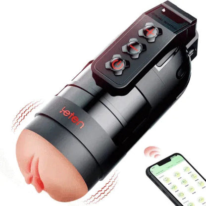 LETEN 10 Vibrating Masturbation Cup and Pussy Pocket 2 IN 1