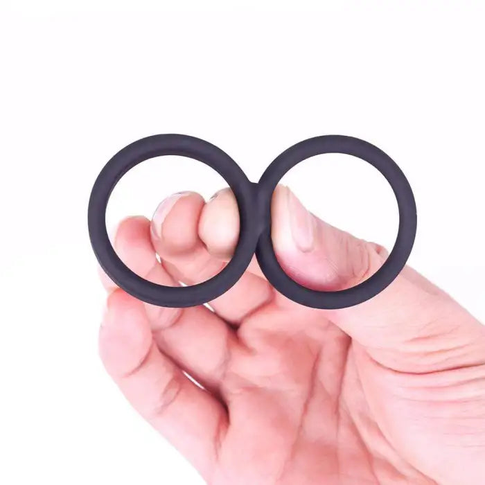 Silicone Dual Penis Ring Erection Enhancing