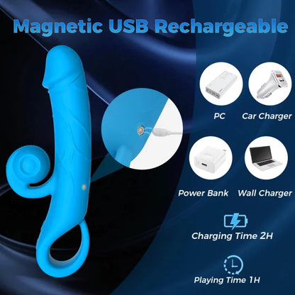 Dildo Snail Clitoral G Spot Vibrator