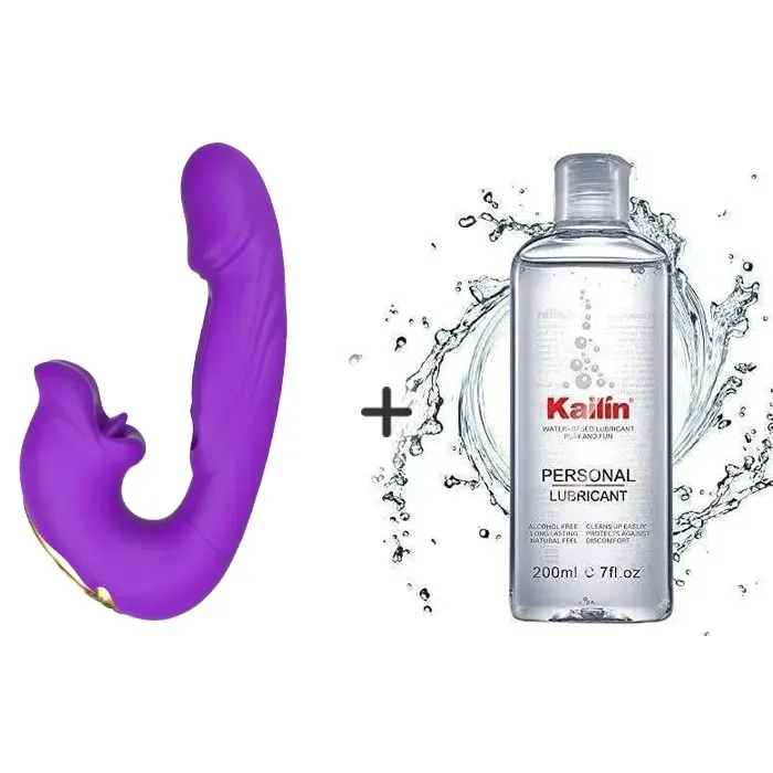💥New on sale 2026 💞G-Spot Vibrator Female Sex Toy, featuring 7 slapping vibration modes and 5 licking/sucking modes.