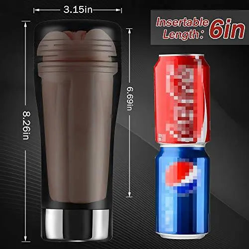 Clit Blowjob Machine with 3D Realistic Textured Vagina