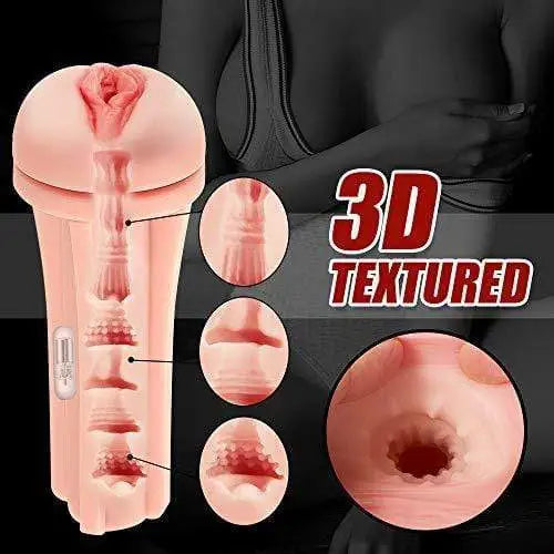 Clit Blowjob Machine with 3D Realistic Textured Vagina