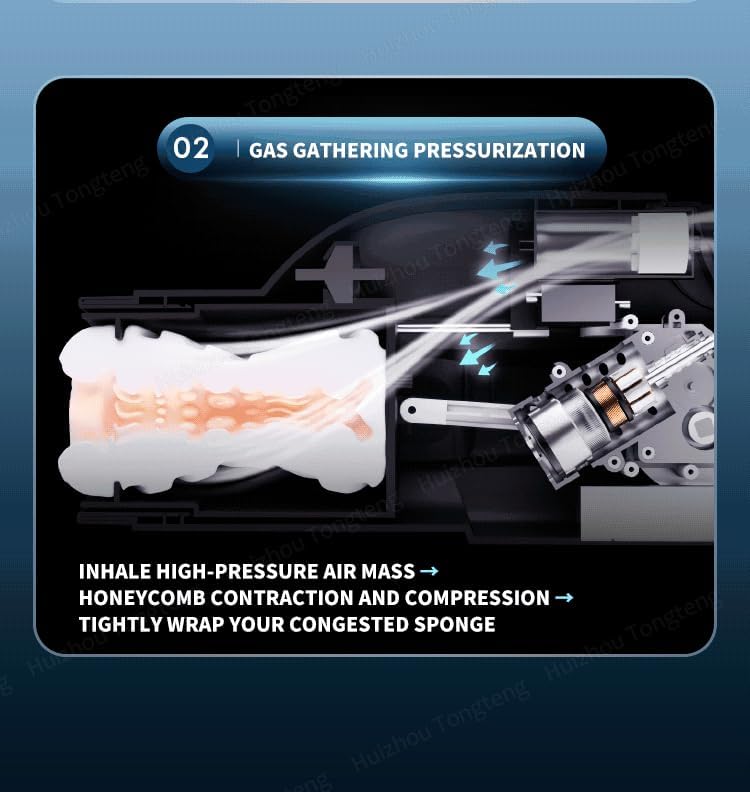 LETEN XS9 High-end Stroker 10 Sucking Thrusting 5 Speeds Heating Masturbator