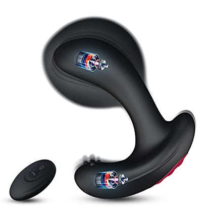 Buyging™ Couple Sex toy Remote Control 10 Vibrating Inflatable Anal Vibrator