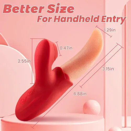 T-Lure 2 IN 1 Upgraded Flapping Tongue G-spot Vibrator