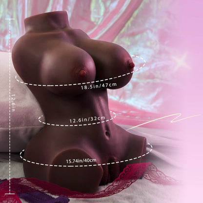 【Pre-sale until April 23】Leni - Sensual Dual-Channel Sex Torso with Soft TPE Body & Intense Internal Sex Doll