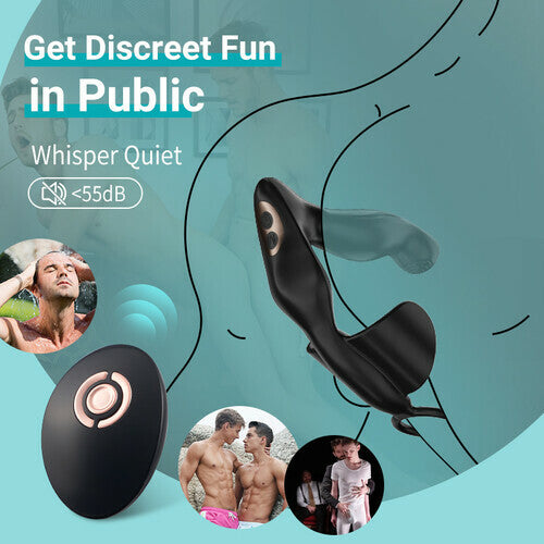 10 Vibrating Heating Ergonomic Prostate Massager