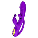 Newest 3-in-1 Rabbit G-spot Vibrator with 10 Flapping Vibrating & 7 Licking Sucking Modes