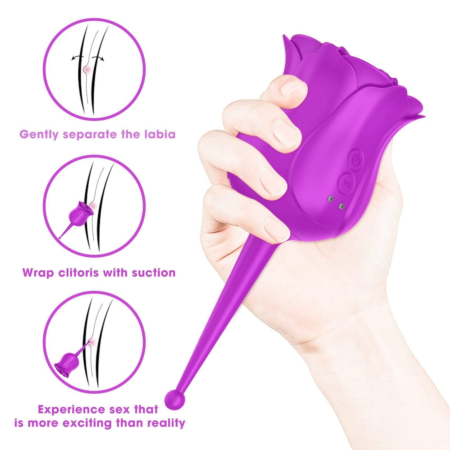 Sucking Rose Vibrator