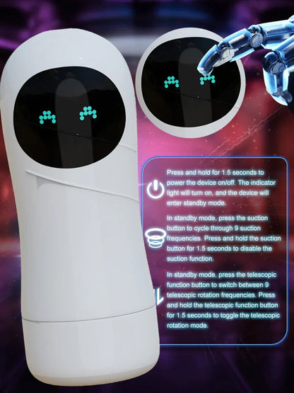 Electric Masturbator Man Cup Suction Massage Function Sex Toy Masturbating for Men Sex Toy for Men Pocket Pussy Masturbators Vibrator