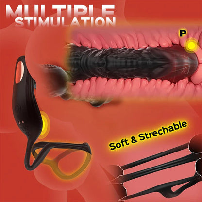 Buyging™ Larger Size APP&Remote Control 9 Thrusting 9 Vibrating Prostate Massager