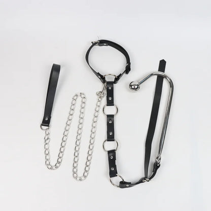 SM Metal Anal Hook Traction Aid Bundle Set
