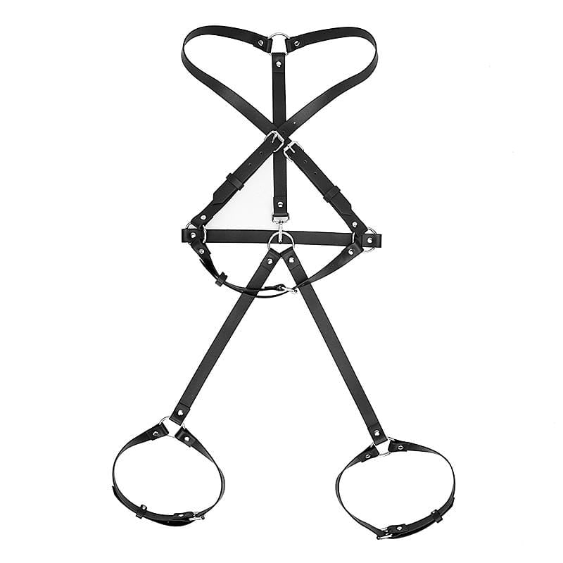 Cross Breast Butt Bondage Strap