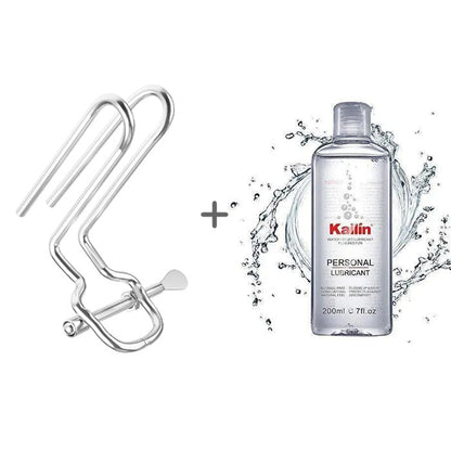 Steel Material Anal/Vaginal Expander Stainless BDSM Sex Toy for Men/Women