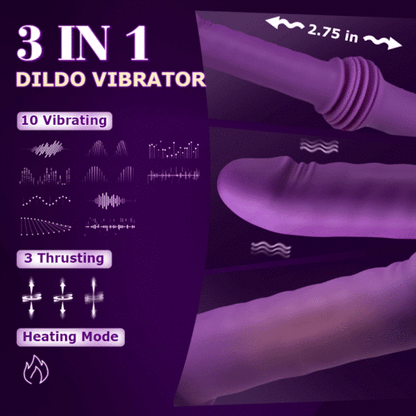 Buyging™ Powerful Heating Thrusting Vibrating 3IN1 Sex Machine