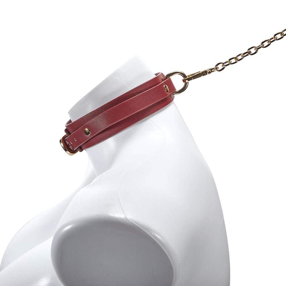 ROOMFUN Retro Red Leather Bondage Kit