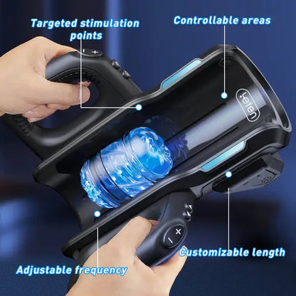 LETEN XT5 Auto Quickshot Stroker  Masturbator With 2 Sleeves 10 Modes & 10 Speeds